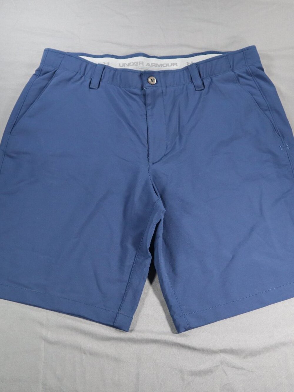 Under Armour Chino Shorts Men’s 40 Navy Blue Golf Performance Stretch